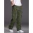 Men's Fleece Lined Casual Pants, Elastic Waist Pants Workwear Leisure Fashion Pants Cargo Pants