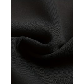 Men's Oversized Hip-Hop Style Hoodie with Geometric Print - Casual Pullover Sweatshirt for Fall & Winter, Polyester, Machine Washable