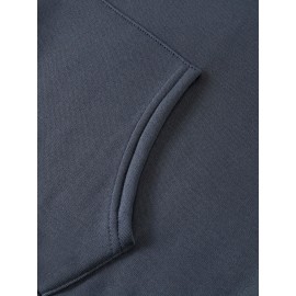 IT'S A JAY THING Print Hoodie, Cool Hoodies For Men, Casual Hooded Sweatshirt With Kangaroo Pocket For Winter And Fall